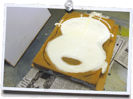 The original prototype, cast in a rubber mold.